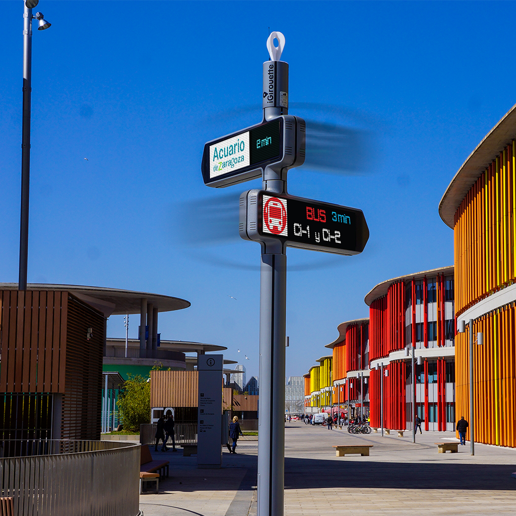 Spain: <strong>iGirouette®</strong> set up in the city of Zaragoza