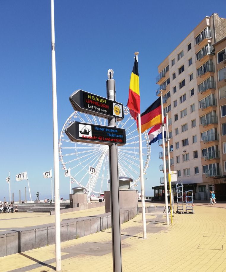 <strong>iGirouette®</strong> on the Belgian coast!